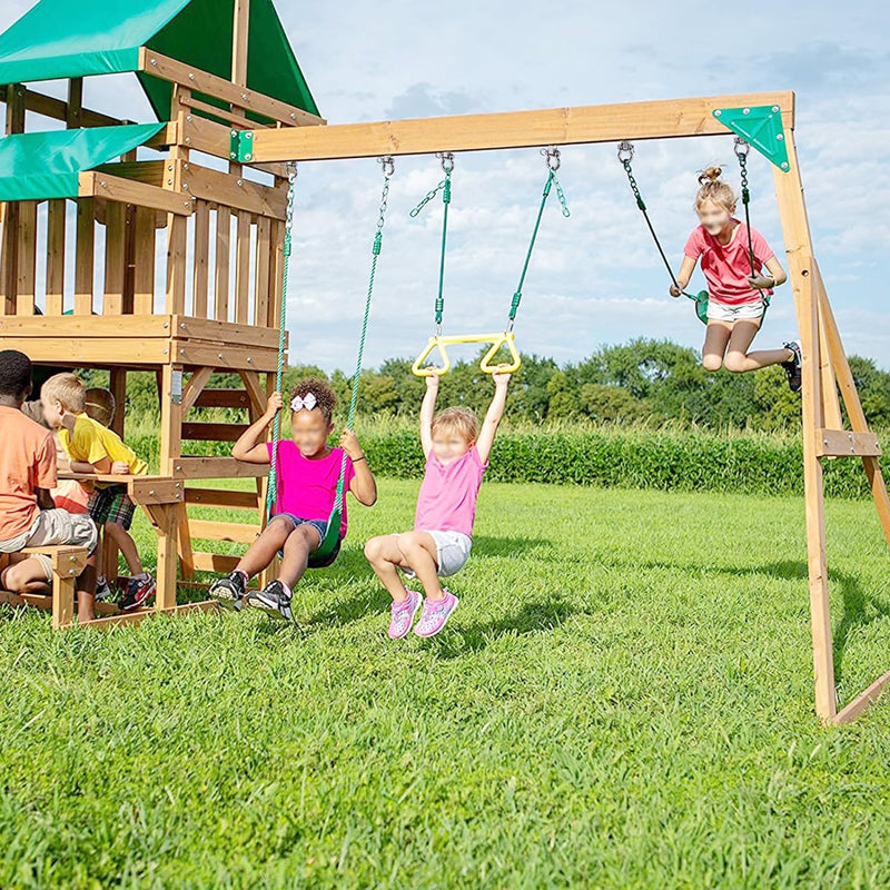 SELEWARE Robuste Edelstahl-Schaukelaufhänger mit Lagern, 4er-Pack – leise und reibungslose Drehhaken