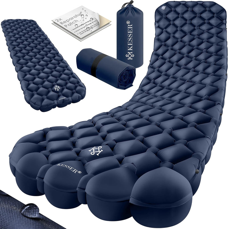 KESSER® Camping Matratze Isomatte Aufblasbare Luftmatratze Campingmatte, inkl. Tragebeutel Outdoor U