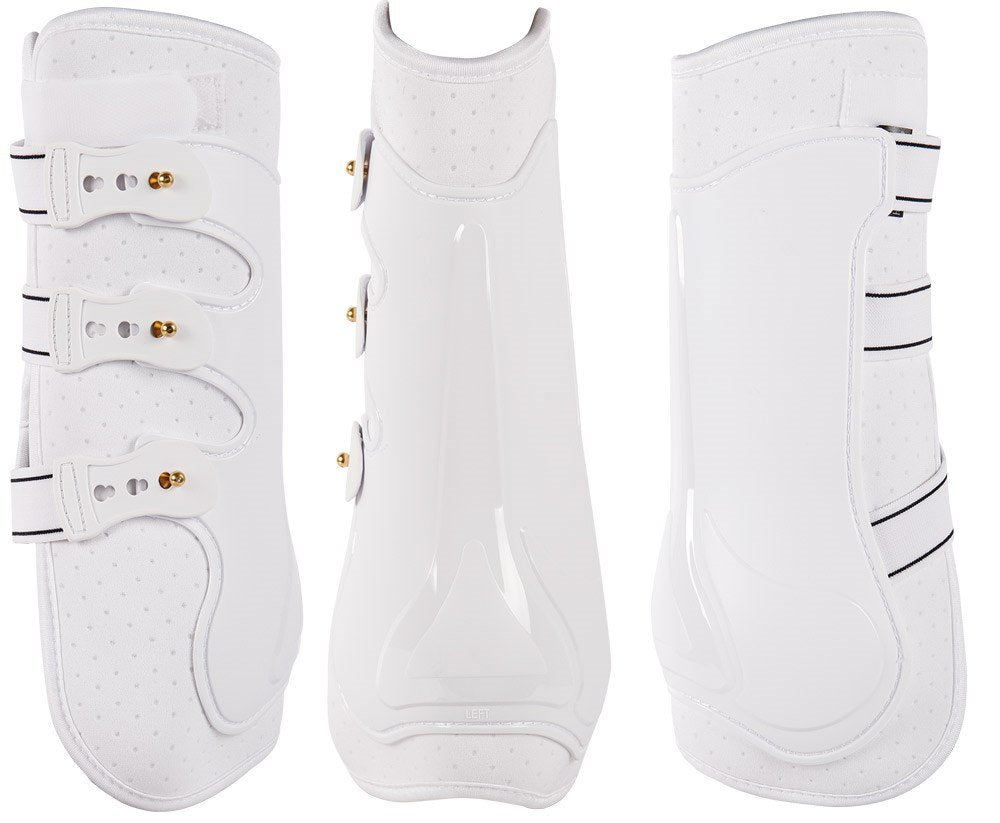Harry's Horse Beenbeschermers Grand Prix Achter, Farbe:weiss, Grösse:cob