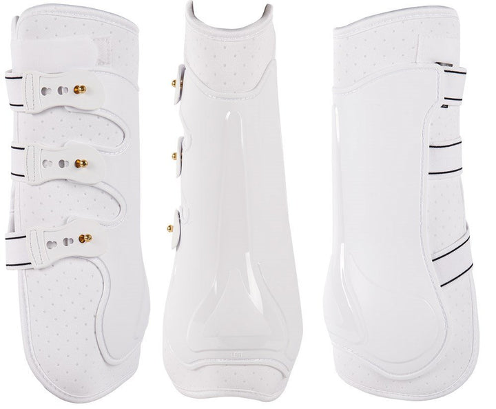 Harry's Horse Beenbeschermers Grand Prix Achter, Farbe:weiss, Grösse:cob