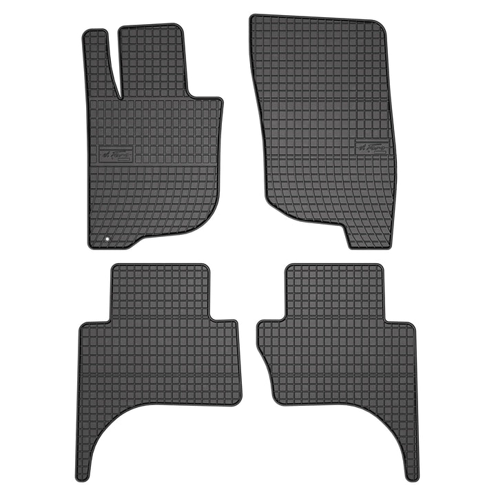 FROGUM EL Toro Gummimatten Ganzjähriges-Set von Autofussmatte Auto Fussmatten für FIAT Fullback 2015