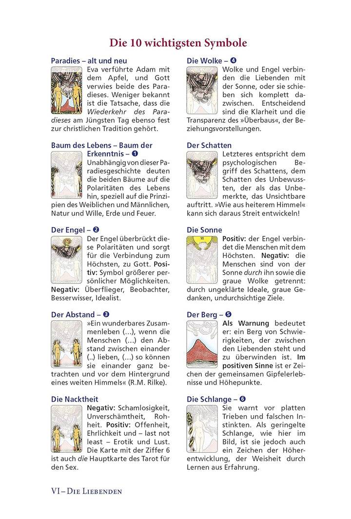 Tarot Basic Waite - Symbole, Schlüsselbegriffe, Deutungen: Set mit Buch und Original-Tarotkarten von