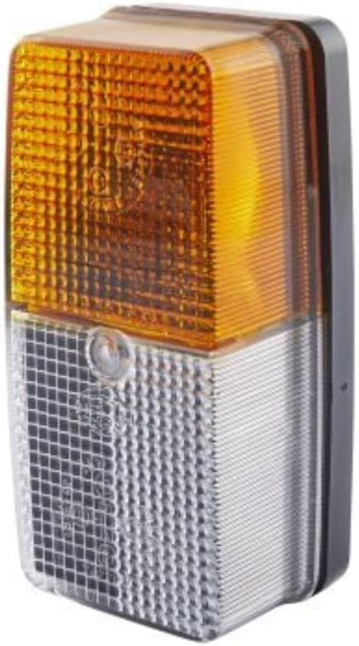 HELLA Blinkleuchte - Halogen - 24V / 12V - Anbau - ECE - Lichtscheibenfarbe: weiss/gelb - Stecker: C