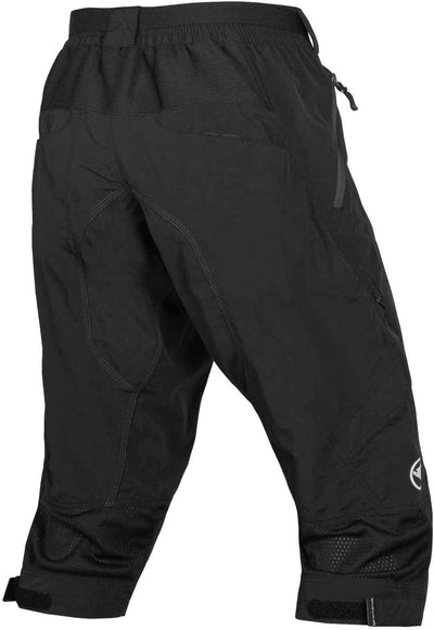 Endura Hummvee II 3/4 Lined Mens Mountain Bike Shorts M Schwarz, M Schwarz