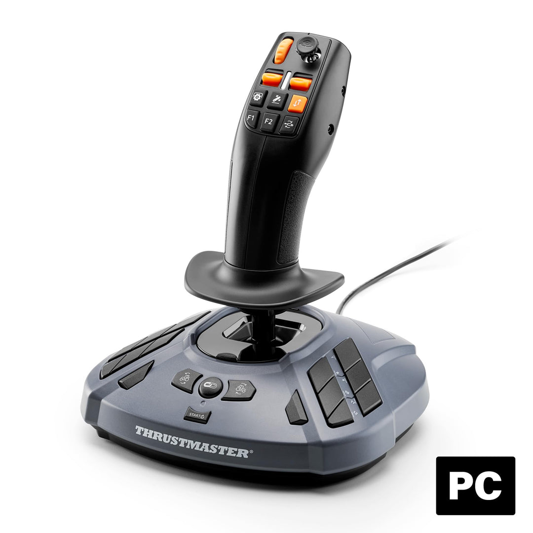Thrustmaster SimTask FarmStick – Präziser und Multifunktionaler Joystick für Farming-Simulatoren, Fa