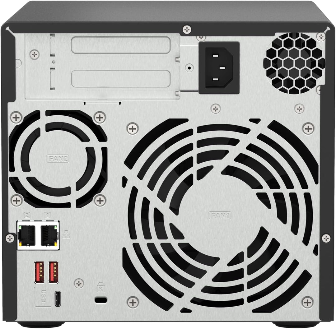 Qnap NAS + Switch Bundle QNAP TS-473A + QSW-1105-5T | Upgrade to 2,5GbE Networking, 4-Bay 3,5"/2,5"-