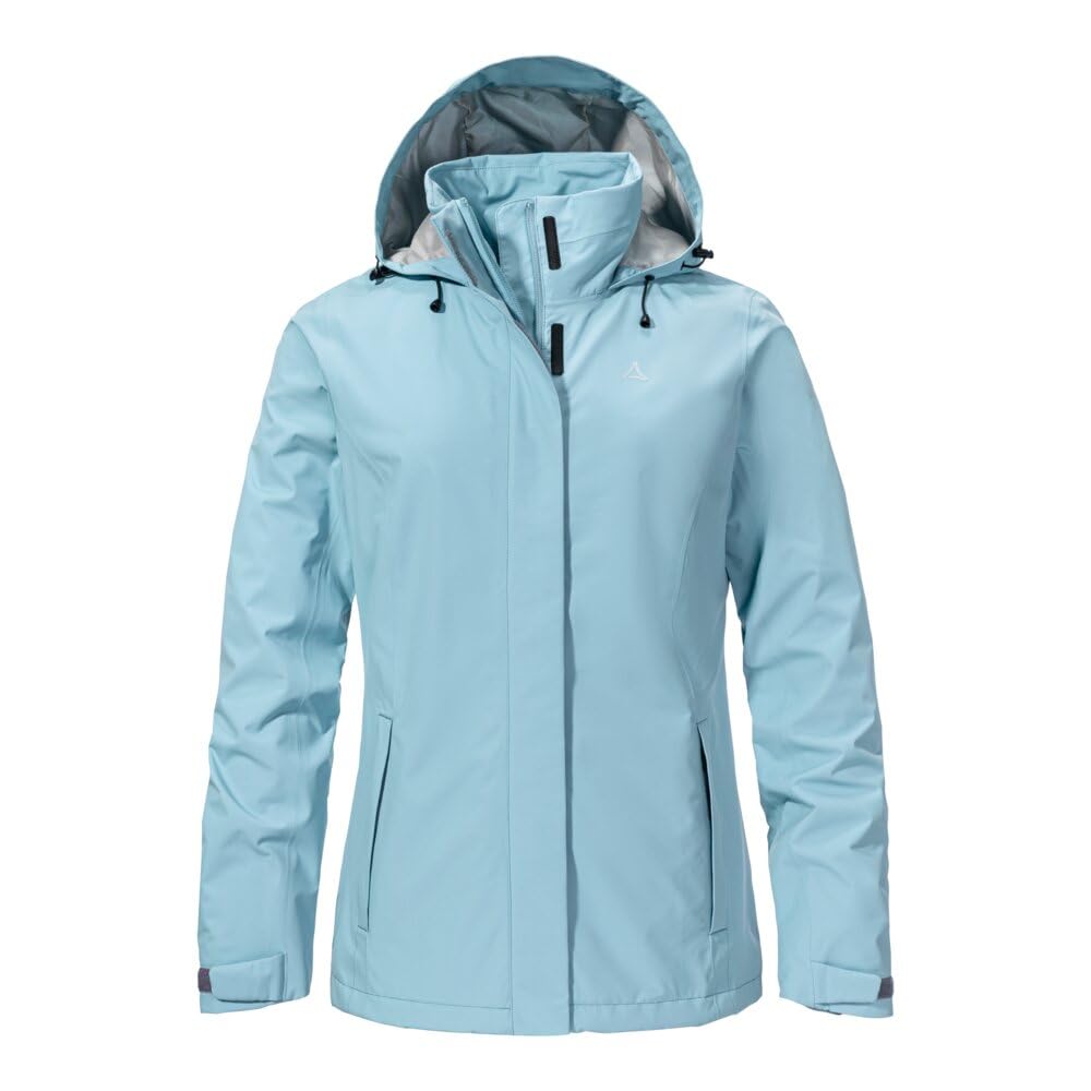 Schöffel Damen Jacket Gmund L, wind- und wasserdichte Regenjacke, atmungsaktive Outdoor Jacke, Wande