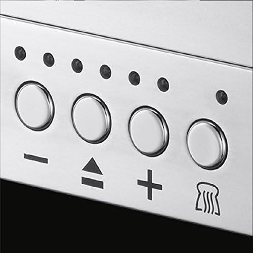 Russell Hobbs Toaster [Langschlitz für 2 Scheiben / 1 breite Brotscheibe] Elegance Glas/Edelstahl (e