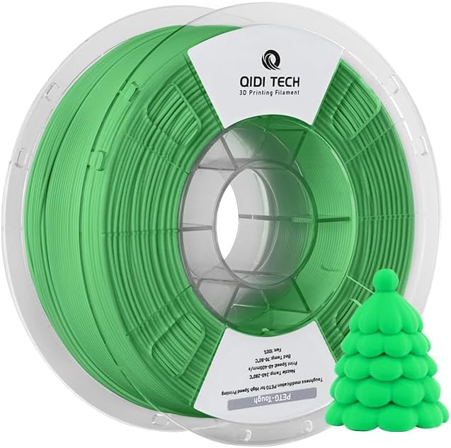 QIDI TECH PETG-Tough 3D Drucker Filament, Zähigkeit PETG Filament 1.75mm, 3D Druck Filament 1kg Spul