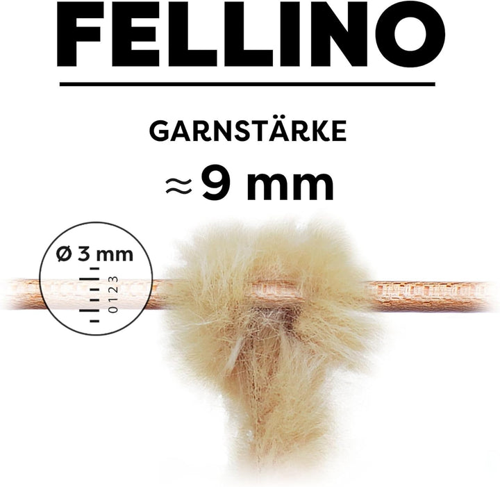 myboshi Häkelset Pantoffellino Tadano, für Anfänger, Botties Sohlen-Set, Fellino Wolle, Häkelnadel,