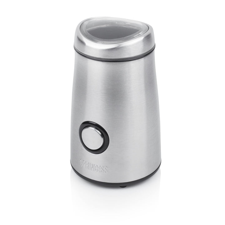 Princess 01.242196.01.001 Kaffeemühle Edelstahl Deluxe 50 g - Edelstahlgehäuse, 150 W, silber
