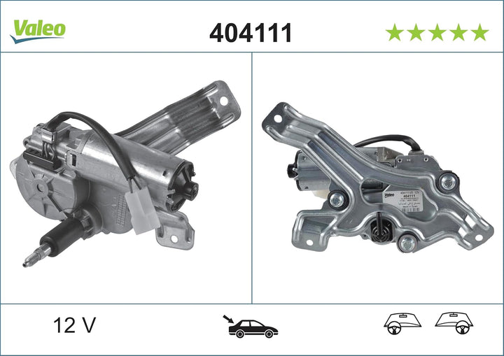 VALEO 404111 Wischermotor VALEO Heckwischermotor 404111 MERCEDES BENZ CLASSE V