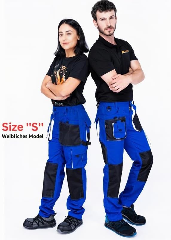 Mazalat Arbeitshosen männer mit Kniepolstertaschen, Grössen S-XXXL, Arbeithose Herren, Arbeitshose,