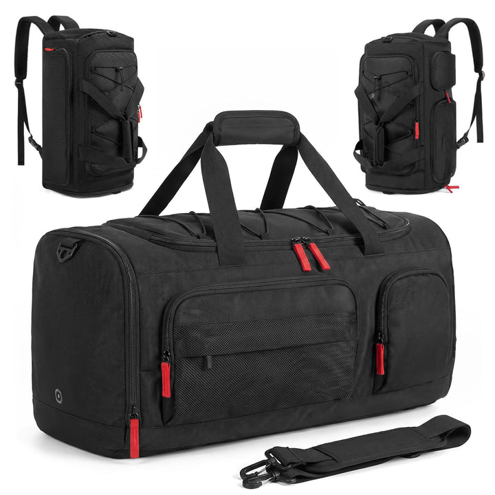 40L Sporttasche für Herren &amp; Damen 3-IN-1 Reisetasche mit Schuhfach und Nassfach als Rucksack tragba