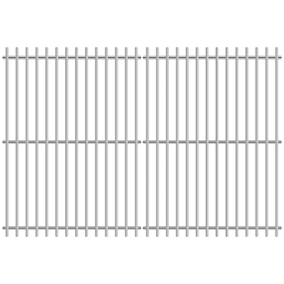 GFTIME 43,2 x 31,7cm Edelstahl Grillroste für Enders Boston 3 & Monroe Pro 3, Charbroil, Barbecook S