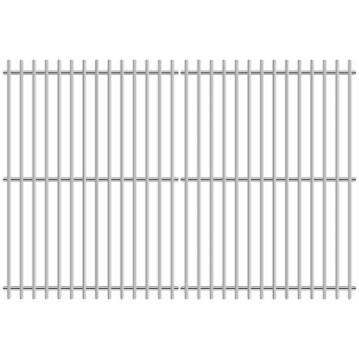 GFTIME 43,2 x 31,7cm Edelstahl Grillroste für Enders Boston 3 & Monroe Pro 3, Charbroil, Barbecook S