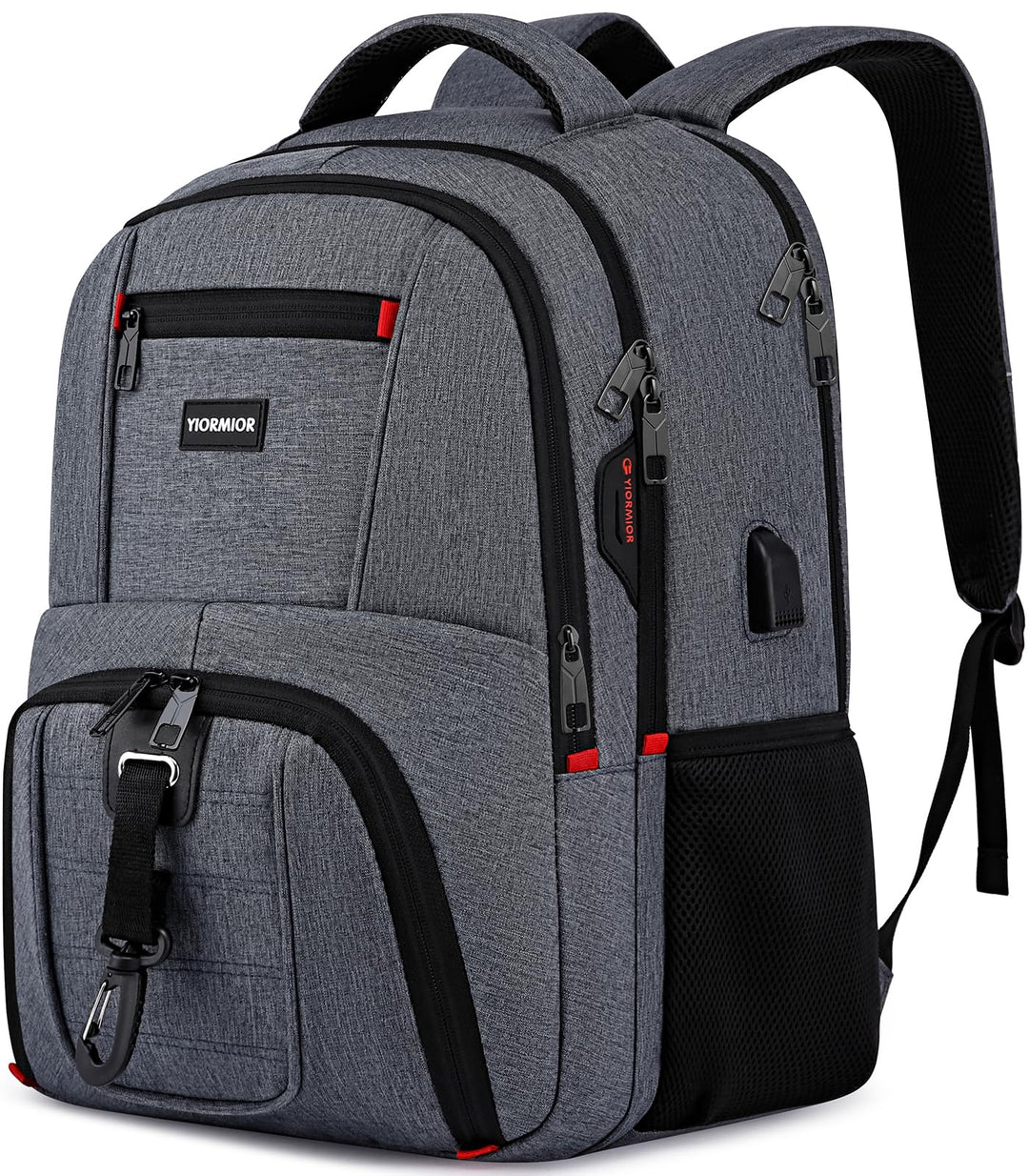 Schulrucksack Jungen Mädchen Teenager Rucksack Herren Damen für 15,6 Zoll Laptop Rucksack Arbeit Was
