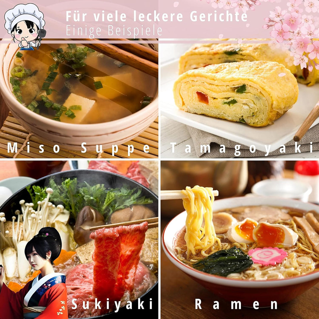 Asiafoodland - Big Pack - Bonito Dashi - Würzmittel für Fischsuppe - Dashi No Moto Pulver, 1er Pack