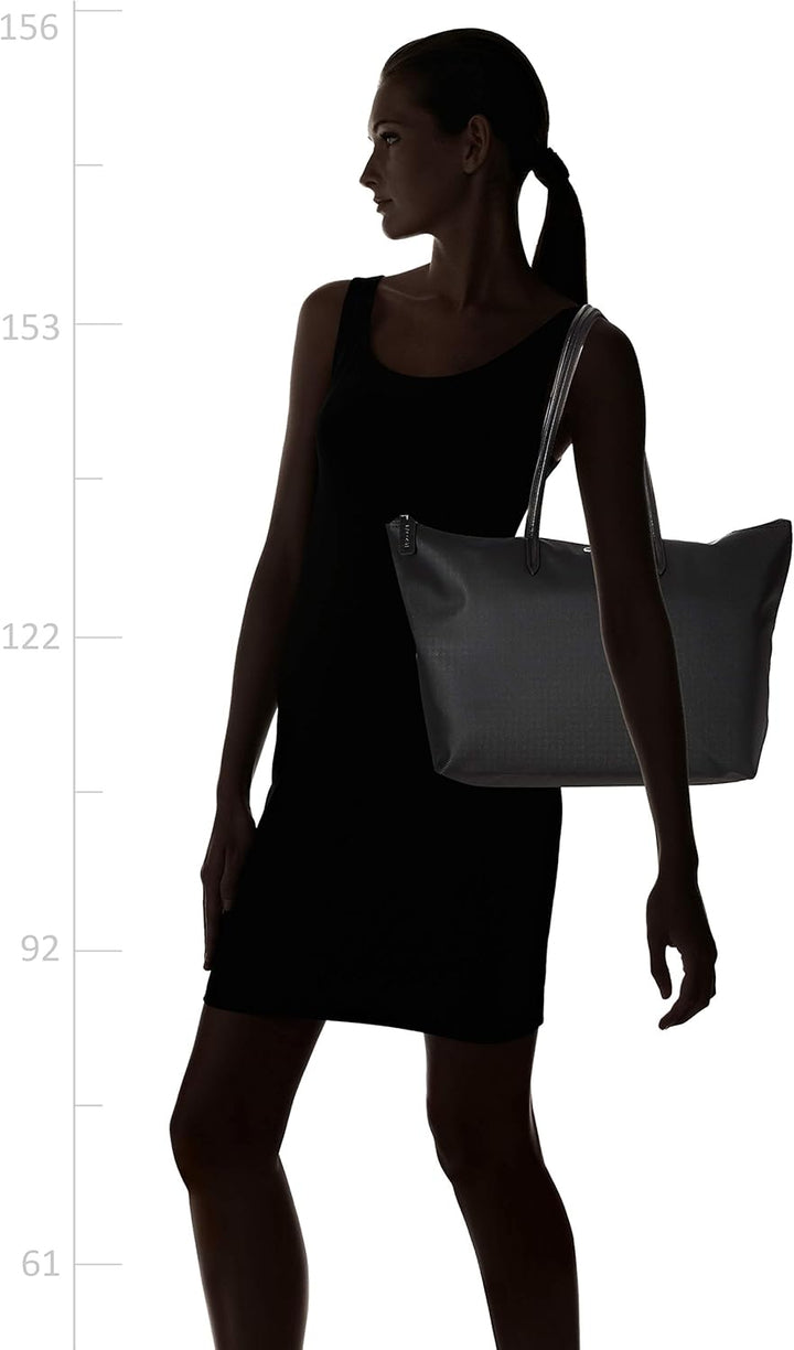 Lacoste Damen Nf1888po Umhängetaschen Schwarz, Schwarz