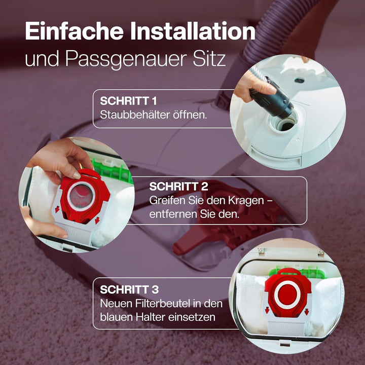 16 Staubsaugerbeutel für Miele Staubsauger [Compact C2 & C1, Complete C1] Ersetzt FJM inkl. 4 Motor-