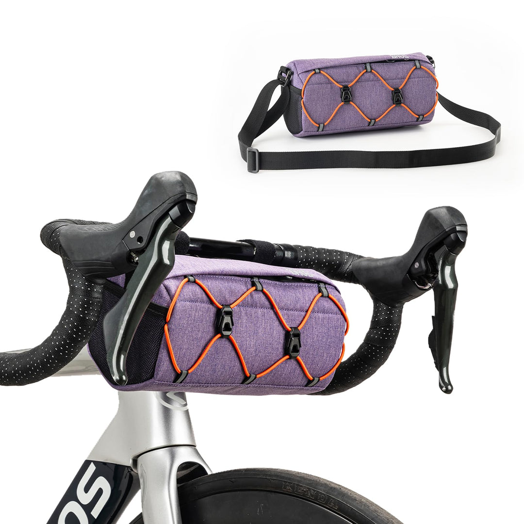 ROCKBROS Fahrrad Lenkertasche 2,2L als Umhängetasche | Fahrradtasche vorne mit abnehmbarem Tragegurt