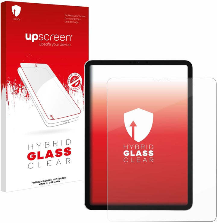 upscreen Panzerfolie Schutzfolie für Apple iPad Pro 12.9" 2018 (3. Gen.) - Schutz-Glas [Klar, 9H Kra