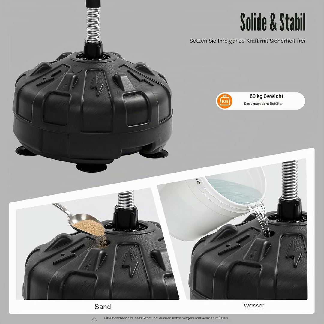 Boxsack Stehend, Erwachsene Standboxsack, Punchingball, Verstellbar Erwachsene Kinder Boxen Punching
