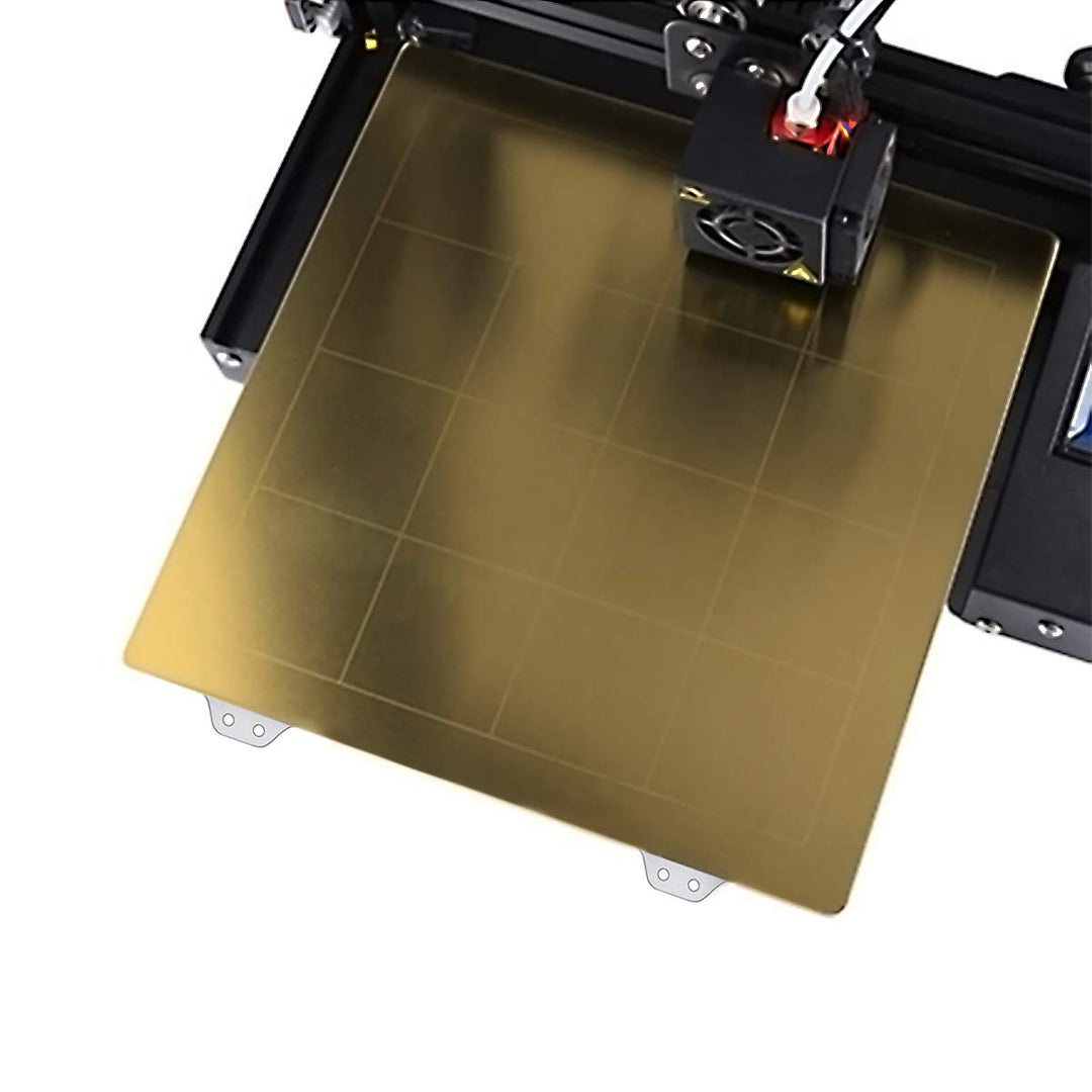 Toaiot Federstahl-Platte für Ender 3/Pro/Ender 3X, Stahlplatte in 3D-Druckfolie 235 x 235 mm, mit PE