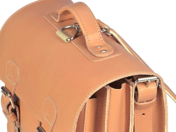 Ruitertassen Lederranzen 38cm Schulranzen Schultasche 2 Fächer 2 Vortaschen Rückengurte Tragegriff S