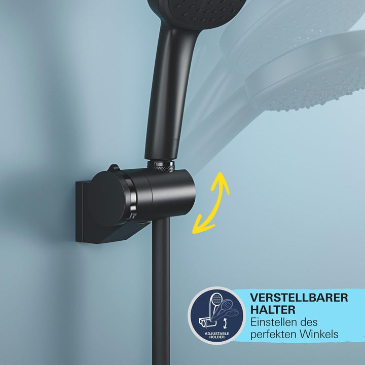 GROHE Vitalio, Universal Duschkopf Halterung (Wandmontage, verstellbar, belastbar bis 20kg, langlebi