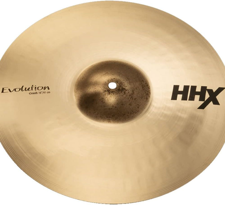 Sabian 16" HHX Evolution Crash, Brillant Finish 16 Inch Evolution Crash, 16 Inch Evolution Crash