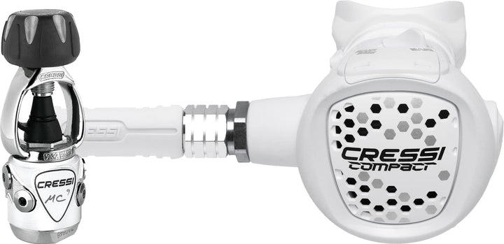 Cressi MC9/XS Compact Regulator - Atemregler zum Tauchen, erhältlich INT oder DIN Version, Unisex fü