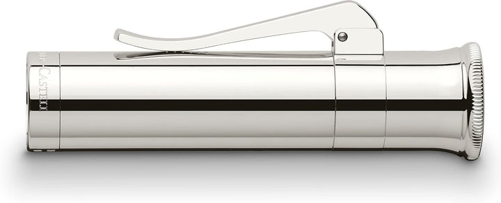 Graf von Faber-Castell - Tintenroller Classic Platiniert | Vollständig platiniert mit massivem Feder
