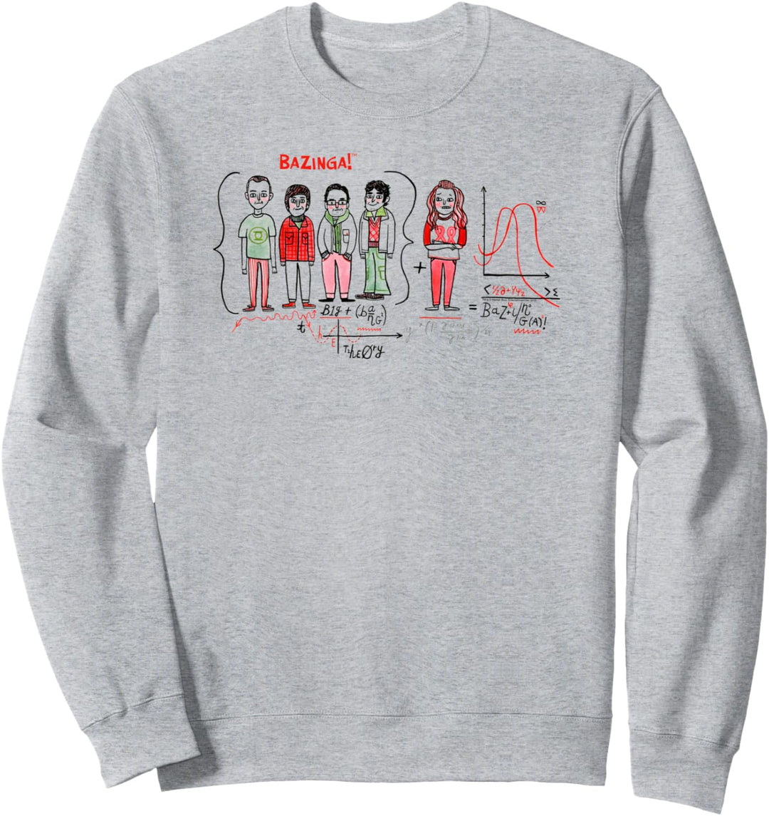 The Big Bang Theory Bazinga Equation Sweatshirt