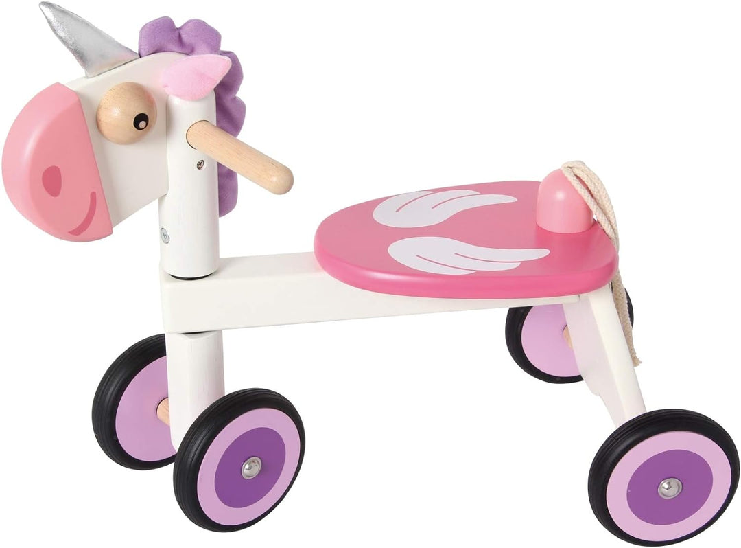 Bartl 111555 Rutscher Einhorn aus Holz, Spitzen Qualität