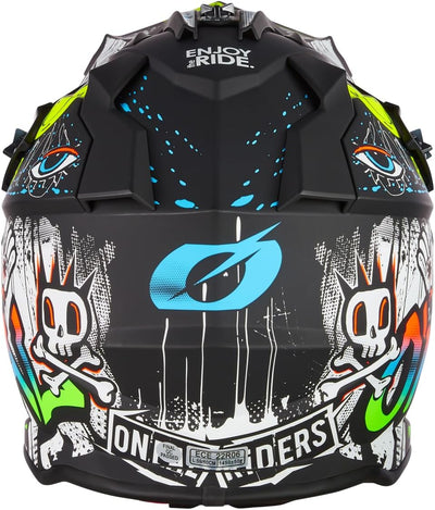 O'NEAL | Motocross-Helm | MX Enduro | ABS-Schale, Lüftungsöffnungen für optimale Kühlung | 2SRS Helm