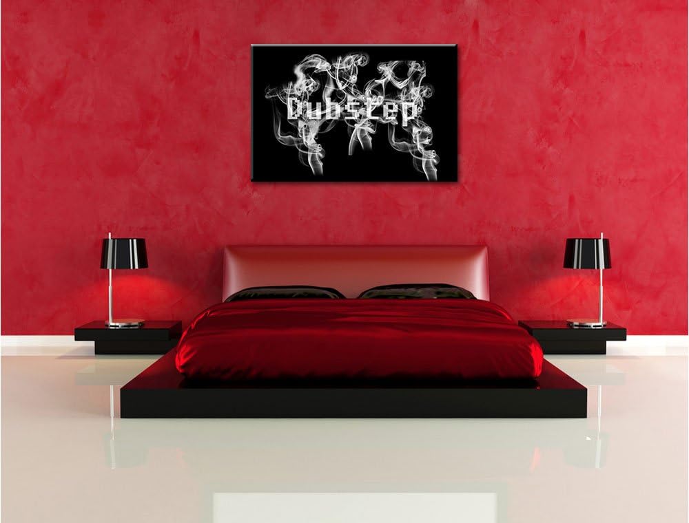 Pixxprint Electro Music, Dubstep Boxen als Leinwandbild/Grösse: 100x70 / Wandbild/Kunstdruck/fertig