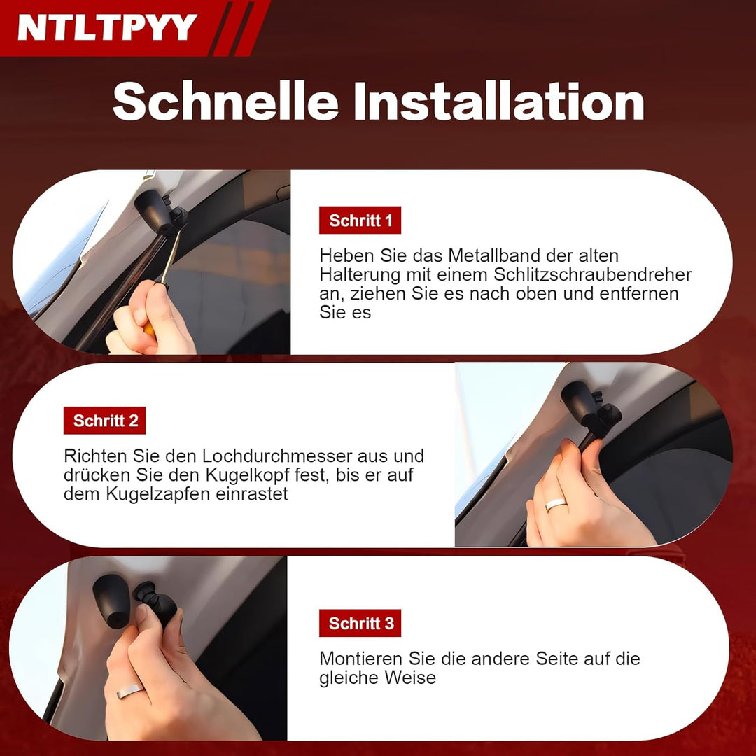 2pcs Gasdruckfeder kompatibel mit Citroen C3 Picasso 2008-2015, Exakte 440N Heckklappendämpfer für s