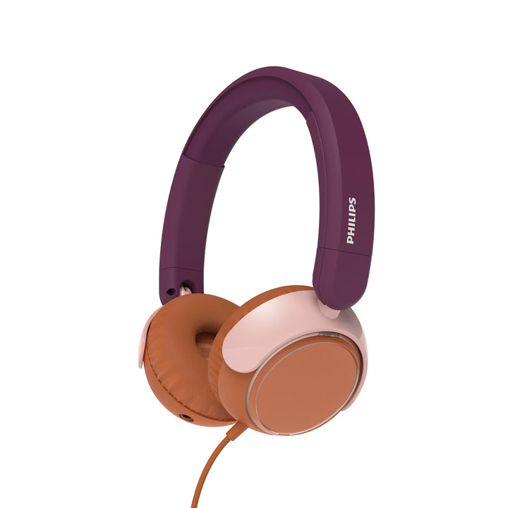 Philips TAK2000MP 2000-Serie mit kabelgebundenem ohraufliegendem Kopfhörer für Kinder, lautstärkenbe