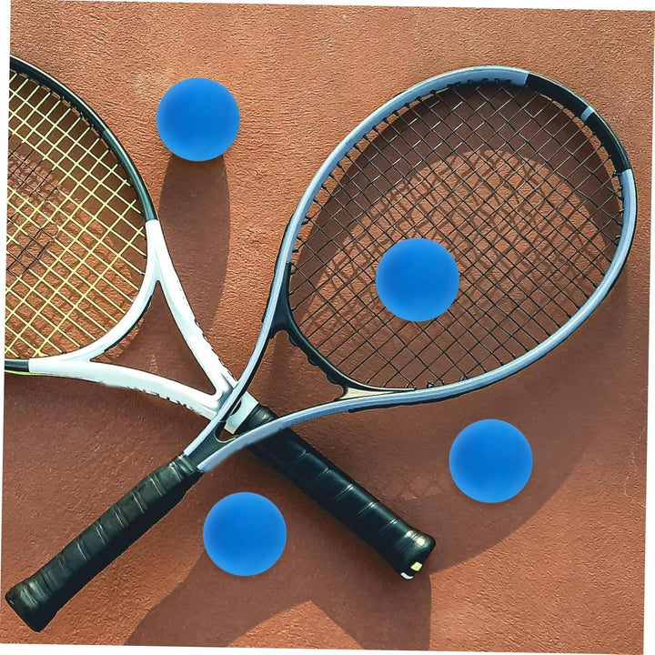 4 Stück Squash Trainingsbälle Aus Gummi Hochelastische Kleiner Sportbälle Für Reaktionstraining Blau