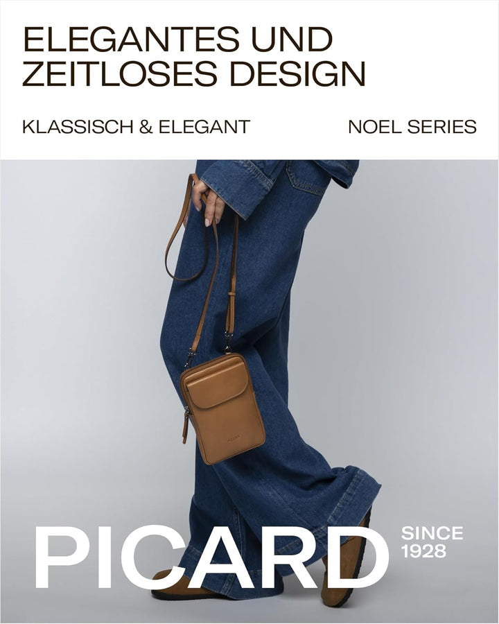 Picard Damen Handytasche NOEL aus Echtleder Mittel | mit Reissverschluss | Handytasche | Alltag, Aus