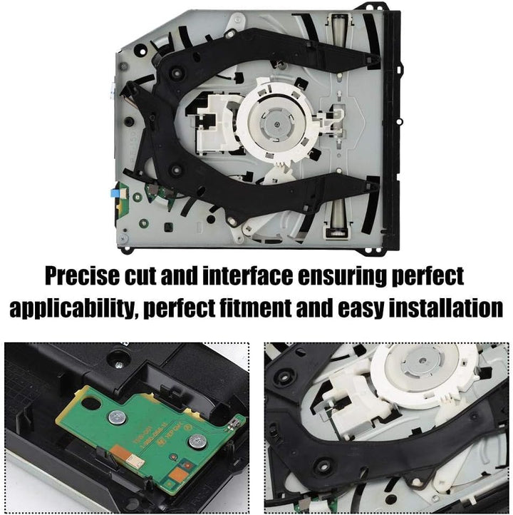 Tangxi CD-Laufwerk für PS4 KEM-490, Professionelles Spielekonsolen-CD-Laufwerk Blu-Ray DVD-Ersatzkit