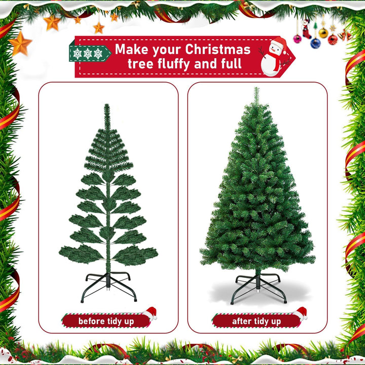 Weihnachtsbaum künstlich 180cm Künstlicher Weihnachtsbaum 770 Spitzen Plastik Tannenbaum unechter,Ch