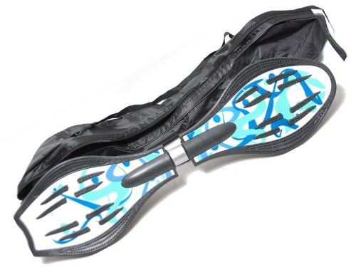 MAXOfit Waveboard Pro Close Mini | Bis 129 kg | Mit LED Leuchtrollen, Tasche und Zubehör für Kinder
