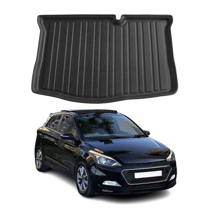 OMAC Kofferraumwanne Laderaumwanne kompatibel mit Hyundai i20 2014-2020 Gummi TPE Schwarz