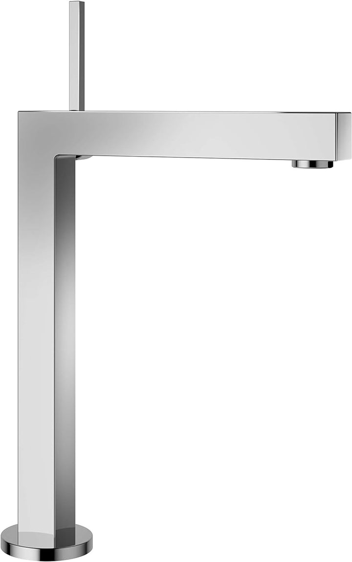 KEUCO Waschtisch-Armatur chrom für Waschbecken im Bad, Höhe 35,6cm, Einlochmontage, Design-Wasserhah