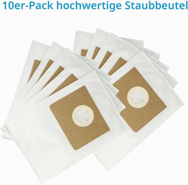 10 Stück Staubbeutel Zubehör für Kärcher NT 22/1 Ap L Kärcher NT 22/1 Ap Te L Nass-/Trockensauger Er