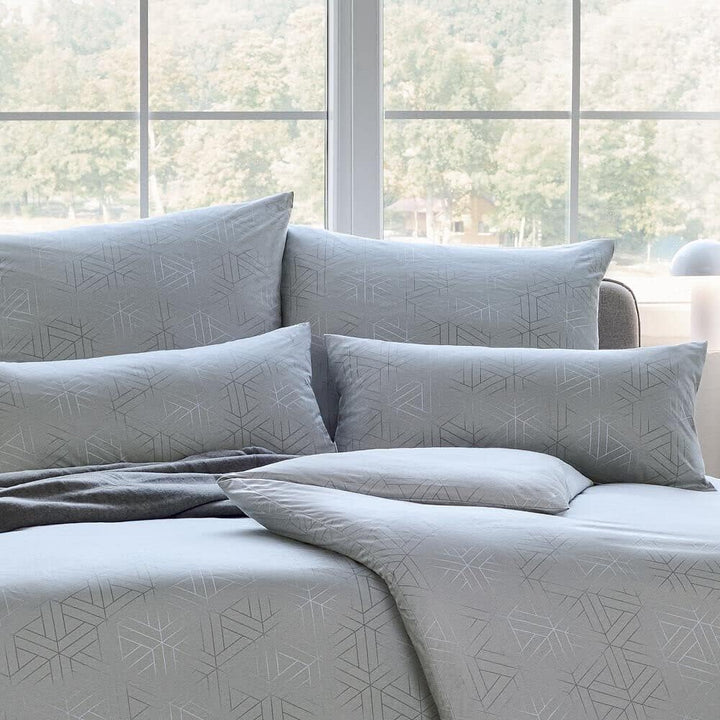 ESTELLA Atelier Bettwäsche Pippa Farbe grau Grösse 135x200 + 80x80 Grau 135x200 + 80x80, Grau 135x20