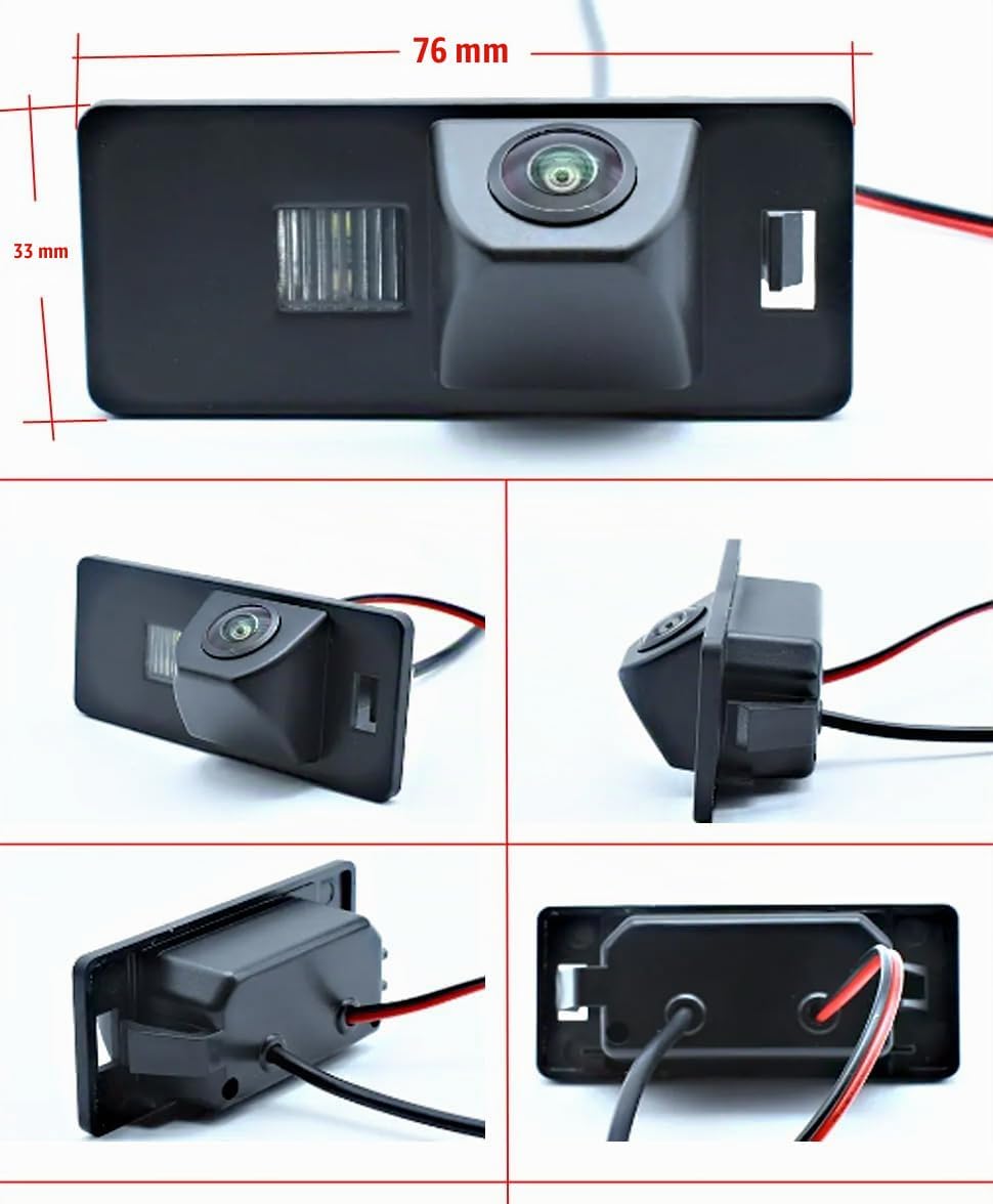 CCD HD 170° Einparkkamera Rückfahrkamera für Audi A1 A3 S3 A4 S4 A5 S5 A6 S6 A7 Q3 Q5 Q7 VW Transpor