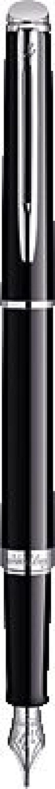 Waterman S0923530 Füllfederhalter Hémisphère, lackschwarz